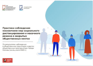 Experience of Moscow Citizens in Maintaining Social Distancing and Wearing Face Masks in Indoor Public Places